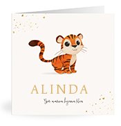 Geboortekaartjes met de naam Alinda