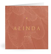 Geboortekaartjes met de naam Alinda