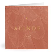 Geboortekaartjes met de naam Alinde