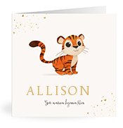 Geboortekaartjes met de naam Allison