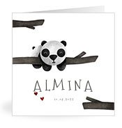 Geburtskarten mit dem Vornamen Almina