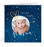 Geburtskarten mit dem Vornamen Almina