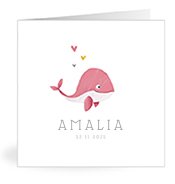 Geburtskarten mit dem Vornamen Amalia