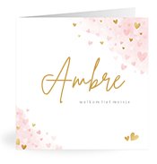 Geboortekaartjes met de naam Ambre