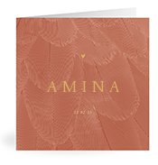 Geburtskarten mit dem Vornamen Amina