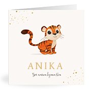 Geburtskarten mit dem Vornamen Anika