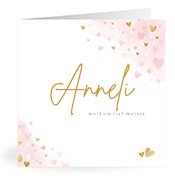 Geburtskarten mit dem Vornamen Anneli