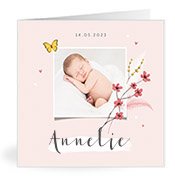 Geburtskarten mit dem Vornamen Annelie