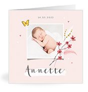 Geboortekaartjes met de naam Annette