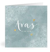 Geburtskarten mit dem Vornamen Aras