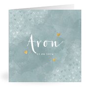 Geburtskarten mit dem Vornamen Aron