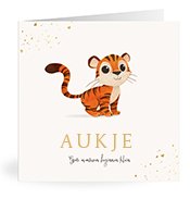 Geboortekaartjes met de naam Aukje