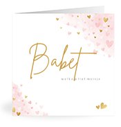 Geboortekaartjes met de naam Babet