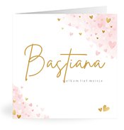 Geboortekaartjes met de naam Bastiana