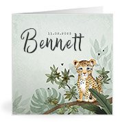 Geburtskarten mit dem Vornamen Bennett