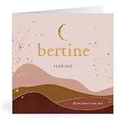 Geboortekaartjes met de naam Bertine