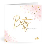 Geboortekaartjes met de naam Betty