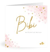 Geboortekaartjes met de naam Bibi