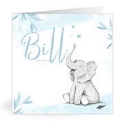 Geburtskarten mit dem Vornamen Bill
