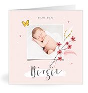 Geboortekaartjes met de naam Birgit