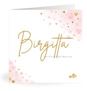 Geboortekaartjes met de naam Birgitta