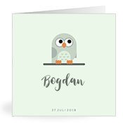 Geburtskarten mit dem Vornamen Bogdan