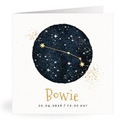 Geboortekaartjes met de naam Bowie