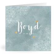 Geboortekaartjes met de naam Boyd