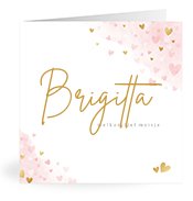 Geboortekaartjes met de naam Brigitta