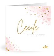 Geboortekaartjes met de naam Cecile