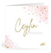 Geboortekaartjes met de naam Ceylin