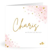 Geboortekaartjes met de naam Charis