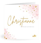Geboortekaartjes met de naam Christianne