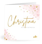 Geboortekaartjes met de naam Christina
