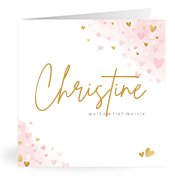 Geboortekaartjes met de naam Christine