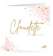 Geboortekaartjes met de naam Claudette