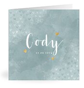 Geboortekaartjes met de naam Cody