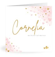 Geboortekaartjes met de naam Cornelia