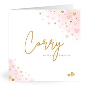 Geboortekaartjes met de naam Corry