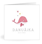 Geburtskarten mit dem Vornamen Danuška