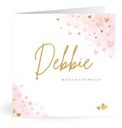 Geboortekaartjes met de naam Debbie