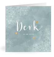 Geboortekaartjes met de naam Derk