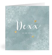 Geboortekaartjes met de naam Dexx