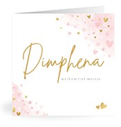 Geboortekaartjes met de naam Dimphena