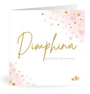 Geboortekaartjes met de naam Dimphina