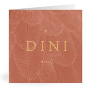 Geboortekaartjes met de naam Dini