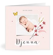 Geboortekaartjes met de naam Djenna