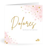 Geboortekaartjes met de naam Dolores