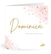 Geboortekaartjes met de naam Dominica