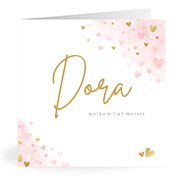 Geboortekaartjes met de naam Dora